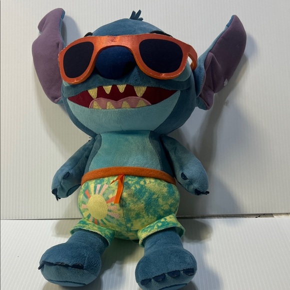 Disney Other - Disney Blue and Orange Stitch Plush Toy